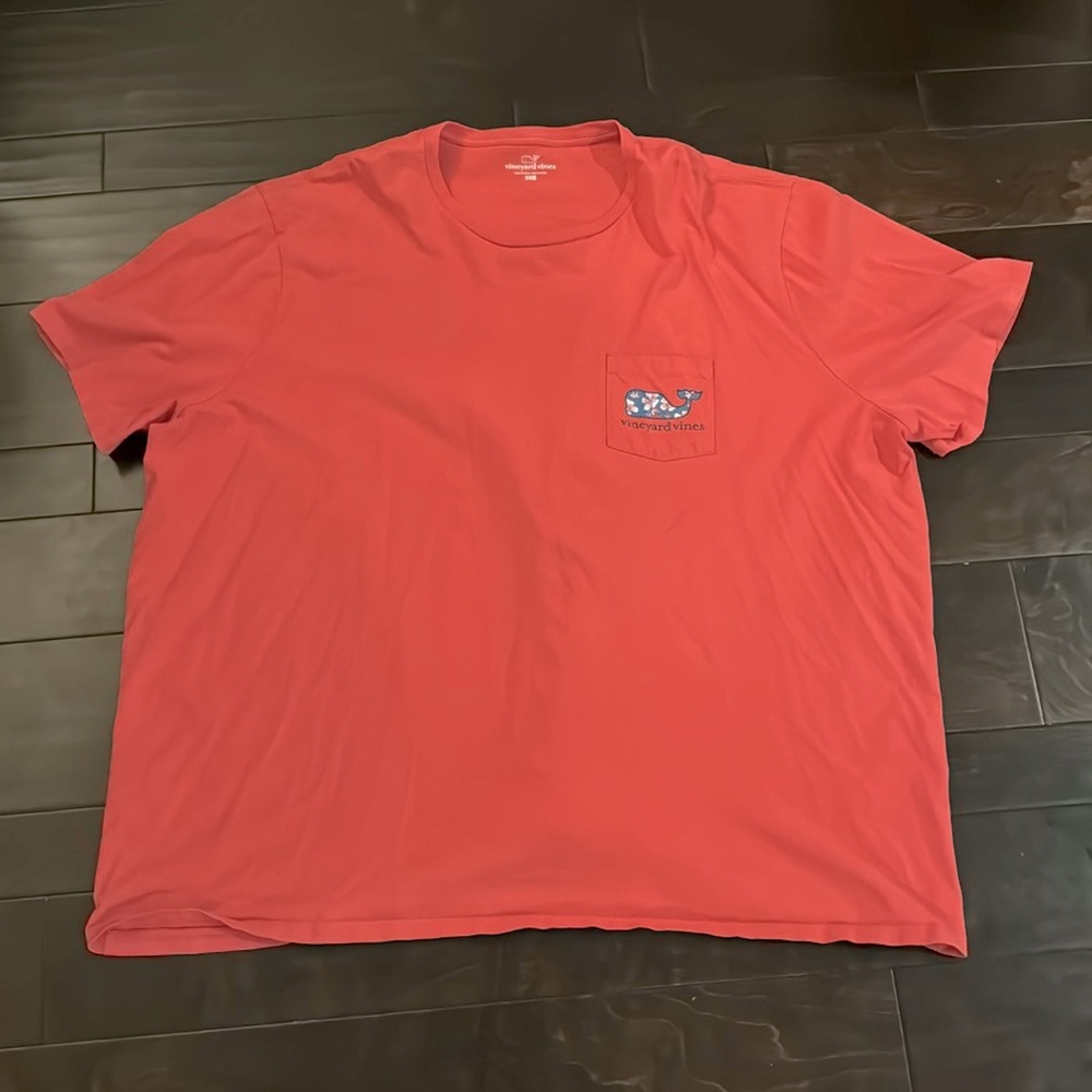Vineyard Vines Coral Short Sleeve Tee